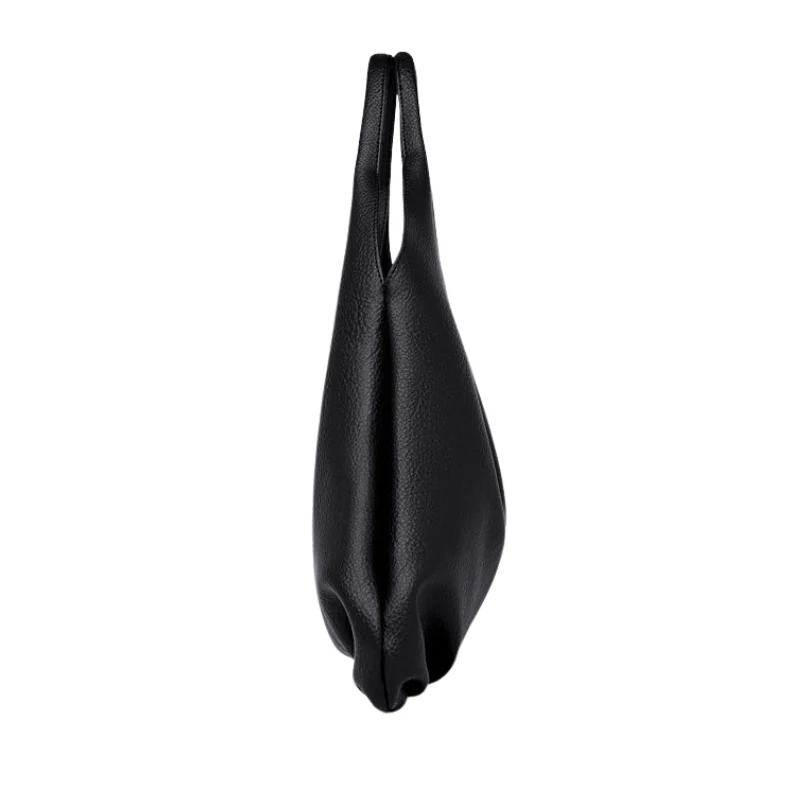 Women’s Soft Leather Dumpling Tote Bag - Image 3