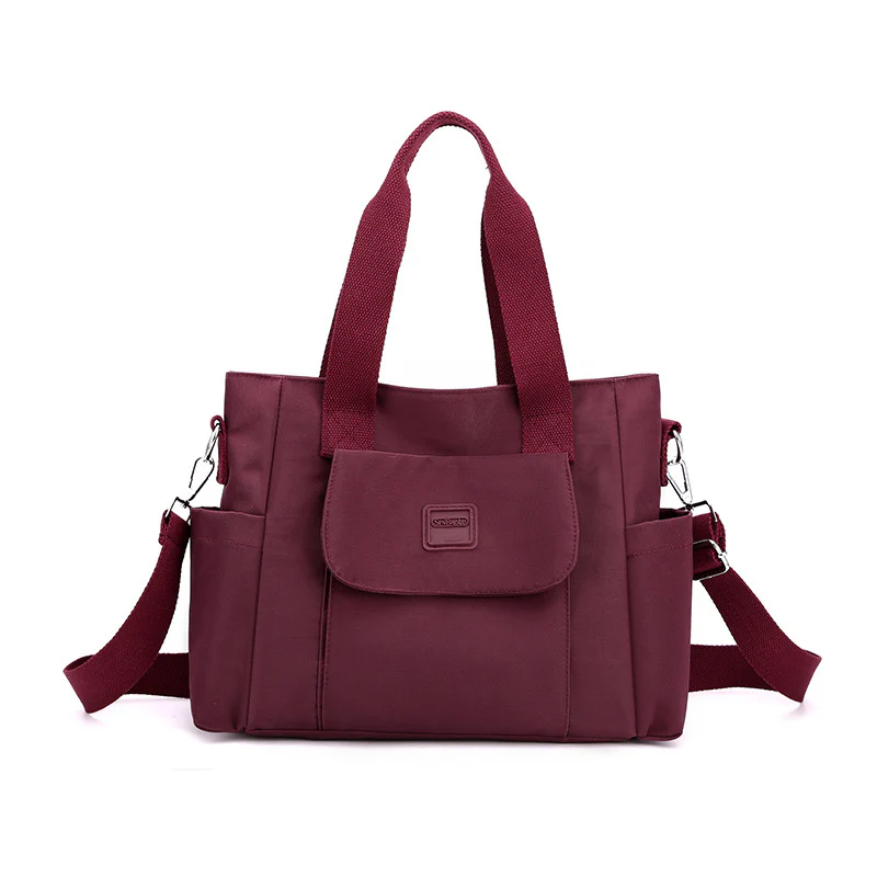 Retro European Style Nylon Canvas Large Tote Bag - Image 6